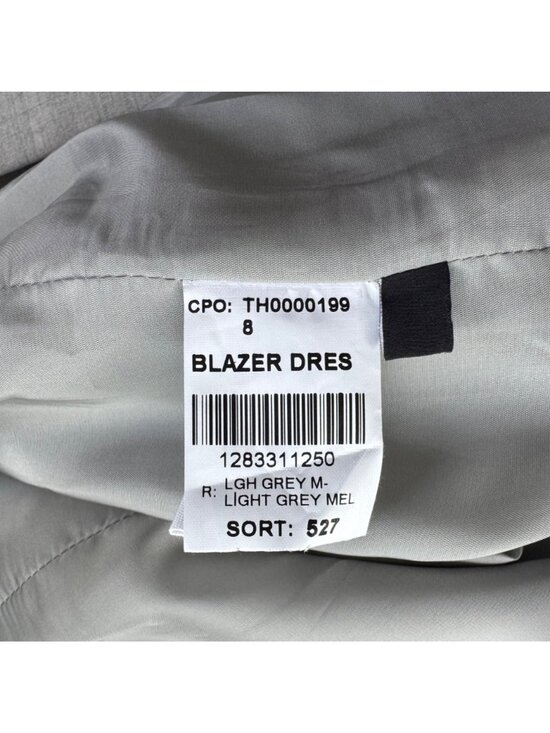 THEORY Blazer Dress Womens 4 Sleeveless Gray Stretch Wool Minimalist Tailored Of - Picture 9 of 13